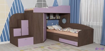 Детская кровать-шкаф Кадет-2, корпус Бодего, фасад Ирис в Пензе