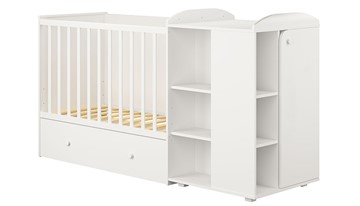 Детская кровать-шкаф с комодом POLINI Kids Ameli 800 Белый, серия AMELI в Пензе