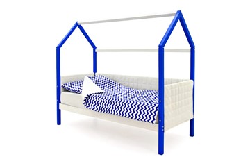 Кровать-домик в детскую «Svogen сине-белый» мягкая в Пензе