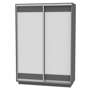 Шкаф 2-х дверный Весенний HK5, 2155х1514х600 (D2D2), Графит в Пензе
