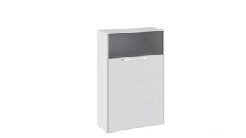 Распашной шкаф Наоми комбинированный двухстворчатый, цвет Белый глянец ТД-208.07.29 в Пензе