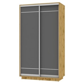 Шкаф 2-дверный Весенний HK1, 2155х1200х600 (D1D1), ДВ-Графит в Пензе