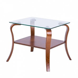 Стеклянный столик Шарм с каркасом цвета Вишня в Пензе