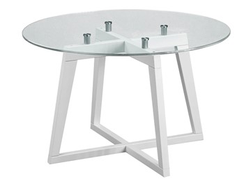 Стеклянный столик Мебелик Рилле-445 (белый) в Пензе