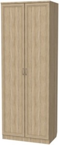 Шкаф 2-х дверный 100 со штангой, цвет Дуб Сонома в Пензе