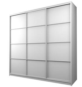 Шкаф 3-х дверный MAX МШ-23-6-24-111, Профиль Белый/Цвет Белый в Пензе