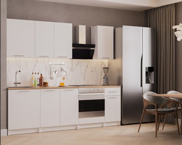 Кухонный гарнитур MebelARS Моника 2,4 м (Белый) в Пензе