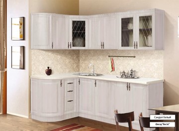 Модульная кухня Марибель Веста 1330х2200, цвет Сандал белый в Пензе