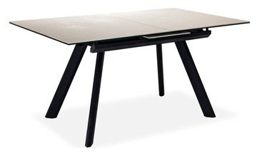 Кухонный стол раскладной Кубика Бордо 2CQ 160х90 (Oxide Avorio/Графит) в Пензе