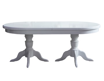 Овальный стол на кухню 3,0(3,5)х1,1 на двух тумбах, (стандартная покраска) в Пензе