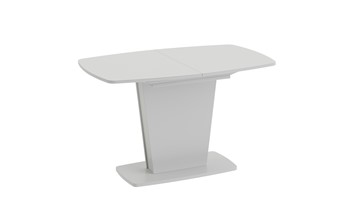 Обеденный раздвижной стол Честер тип 2, цвет Белый/Стекло белый глянец в Пензе