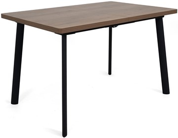 Маленький кухонный стол Дали-1L(ноги черные, дуб табако) в Пензе