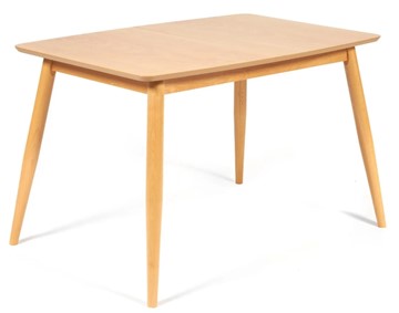 Кухонный раздвижной стол Pavillion (Павильон) бук/мдф 80x120+40x75, Натуральный арт.13982 в Пензе