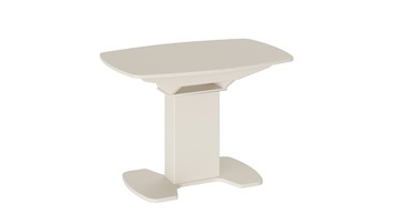 Стеклянный кухонный стол Портофино (СМ(ТД)-105.01.11(1)), цвет Бежевое/Стекло бежевое матовое LUX в Пензе