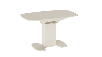 Стол со стеклянной столешницей Портофино (СМ(ТД)-105.02.11(1)), цвет Бежевое/Стекло бежевое матовое LUX в Пензе