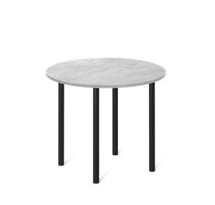 Мини-стол на кухню SHT-TU66 / SHT-TT 90 ЛДСП (бетон чикаго светло-серый/черный) в Пензе
