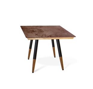 Керамический кухонный стол SHT-TU12 (4 шт.)/ТT8 60/60 (черный/темный орех/прозрачный лак/коричневая сепия) в Пензе
