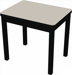 Стол раздвижной Бари дерево №8 (стекло белое/черный) в Пензе