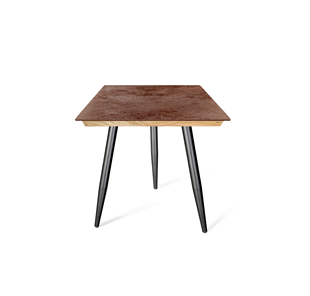 Керамический кухонный стол SHT-TU14 (3 шт.)/ТT8 60/60 (черный муар/прозрачный лак/коричневая сепия) в Пензе