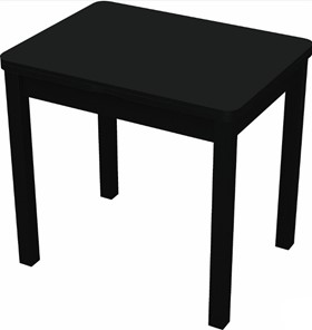 Стол раздвижной Бари дерево №8 (стекло черное/черный) в Пензе