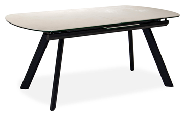 Керамический кухонный стол Шамони 3CQ 180х95 (Oxide Avorio/Графит) в Пензе