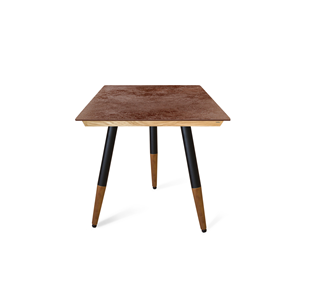 Керамический кухонный стол SHT-TU12 (3 шт.)/ТT8 60/60 (черный/темный орех/прозрачный лак/коричневая сепия) в Пензе