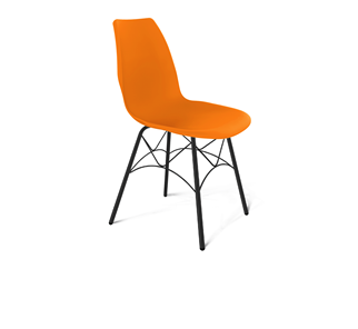 Обеденный стул SHT-ST29/S107 (оранжевый ral2003/черный муар) в Пензе