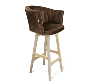 Барный стул SHT-ST42-1 / SHT-S65 (кофейный трюфель/прозрачный лак) в Пензе