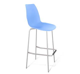 Барный стул SHT-ST29/S29 (голубой pan 278/хром лак) в Пензе