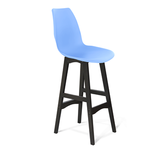 Барный стул SHT-ST29/S65 (голубой pan 278/венге) в Пензе