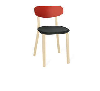 Кухонный стул SHT-ST85-2/SB85-2/S85 (красный/черный/бежевый ral1013) в Пензе
