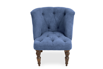 Кресло Бриджит синий ножки коричневые в Пензе
