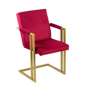 Обеденный стул Бруно, Золото/Аврора 11(бордовый) в Пензе