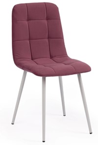 Обеденный стул CHILLY MAX 45х54х90 сливовый 16/белый арт.18286 в Пензе