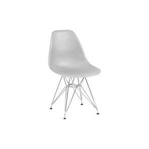 Обеденный стул derstuhl DSL 110 Chrom (светло-серый) в Пензе