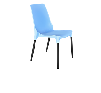 Кухонный стул SHT-ST75/S424-C (голубой/черный муар) в Пензе