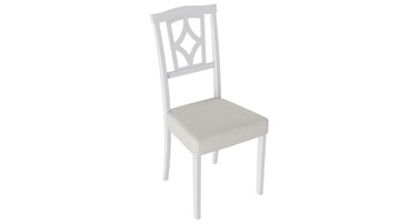 Обеденный стул Сити 3 (Белый матовый/тк № 110) в Пензе