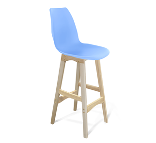 Барный стул SHT-ST29/S65 (голубой pan 278/прозрачный лак) в Пензе