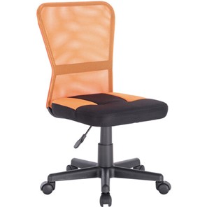 Офисное кресло Brabix Smart MG-313 (без подлокотников, комбинированное, черное/оранжевое) 531844 в Пензе