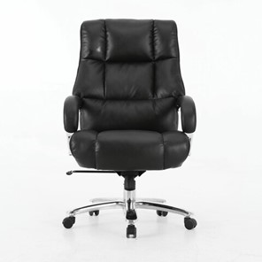 Компьютерное кресло Brabix Premium Bomer HD-007 (рециклированная кожа, хром, черное) 531939 в Пензе