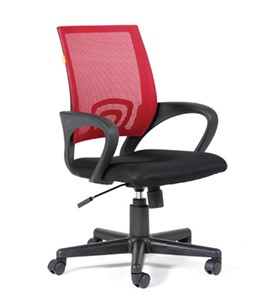 Компьютерное кресло CHAIRMAN 696 black Сетчатый акрил DW69 красный в Пензе