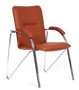 Офисное кресло CHAIRMAN 850 Экокожа Terra 111 коричневая в Пензе