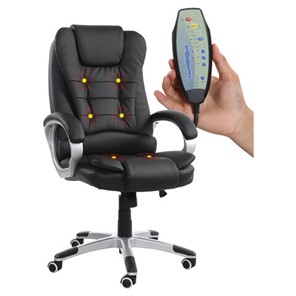 Офисное кресло BRABIX "Comfort MS-003", 6 массажных модулей, экокожа, черное, 532521 в Пензе