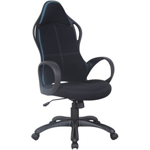 Кресло Brabix Premium Force EX-516 (ткань, черное/вставки синие) 531572 в Пензе