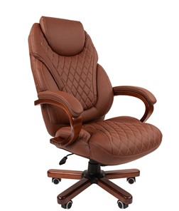 Кресло CHAIRMAN 406, коричневый в Пензе