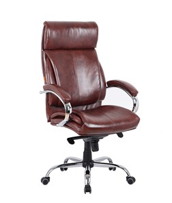 Кресло офисное CHAIRMAN 423 Экокожа коричневая в Пензе