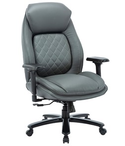 Кресло офисное CHAIRMAN CH403, серый, эко кожа в Пензе