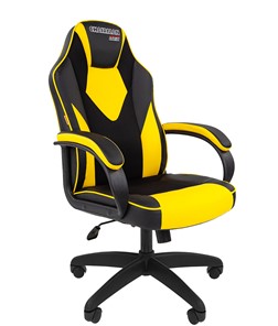 Компьютерное кресло CHAIRMAN GAME 17, цвет черный /желтый в Пензе
