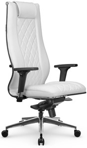 Кресло офисное МЕТТА L 1m 50M/2D Infinity Easy Clean мультиблок, нижняя часть 17839 белый в Пензе