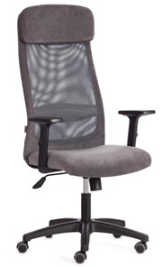 Компьютерное кресло PROFIT PLT флок/ткань, серый, 29/W-12, арт.20537 в Пензе